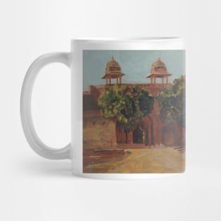 View of the Lal Darwaza on the Matwa Road, Between the Purana Qila and Old City, Delhi by Valentine Cameron Prinsep Mug